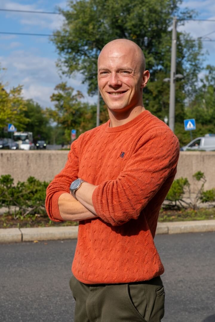 Portrett foto av daglig leder i Bjerkan Mobilitet
